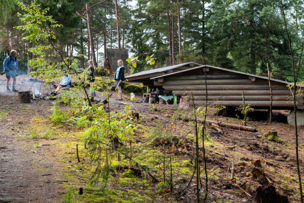 Shelterpladsen i Vildmarken