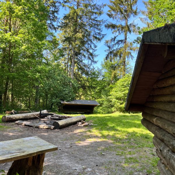 Bøgetoftshelter på Friluftscenter Sletten